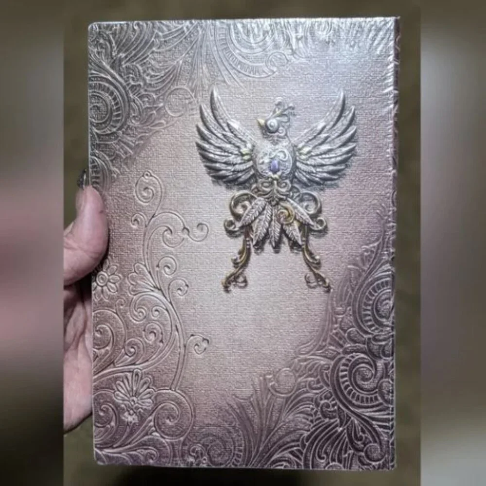 Phoenix Bird 3D Jeweled Diary Notebook